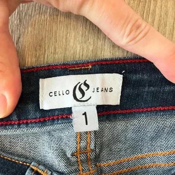 Womens Cello Dark Denim Skinny Jeans - 1 - Picture 7 of 7